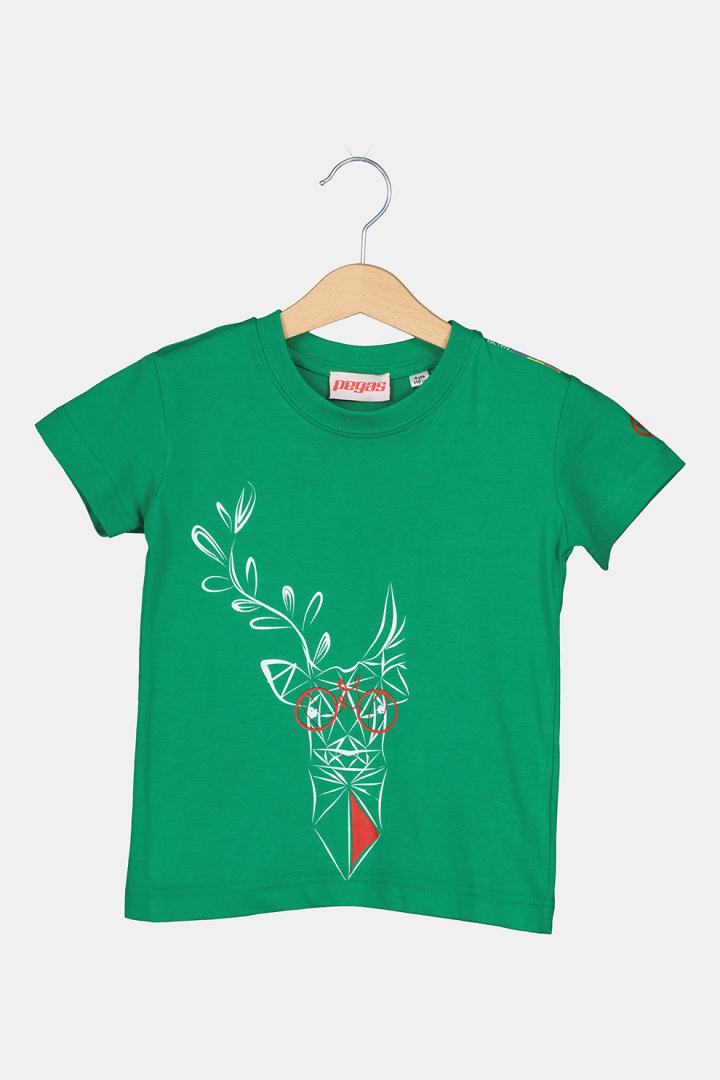 TRICOU CERB FAMILIE COPII K GREEN-4 - Image 2