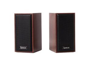 BOXE SPACER 2.0, RMS:  6W (2 x 3W), control volum, USB power, wooden, "SPSK-201-WD" (timbru verde 0.8 lei)