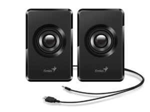 BOXE GENIUS 2.0, RMS:  3W (2 x 1.5W), USB power, black, "SP-U125" "31730042400" (timbru verde 0.8 lei)