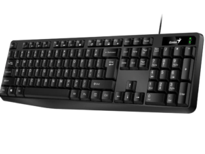 TASTATURA GENIUS USB, 104 taste, black, "KB-117" "31310016400"  (timbru verde 0.8 lei)