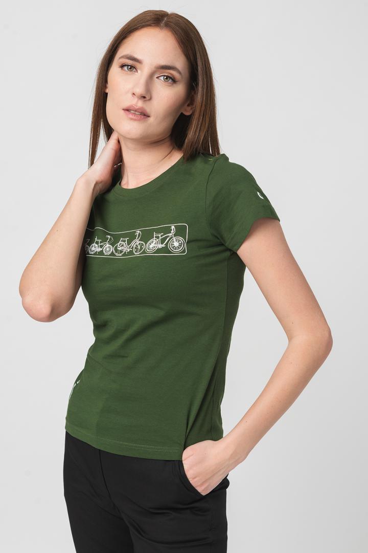TRICOU LOGOMULTICOLOR FEMEI BOTTLE GRE - Image 2