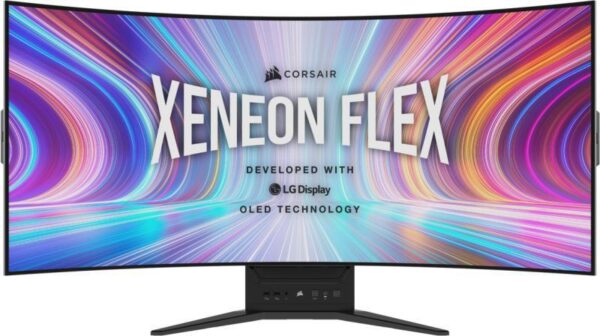 CORSAIR XENEON FLEX 45WQHD240 45-Inch OLED (3440 x1440), 240Hz Refresh Rate, Bendable Gaming Monito "CM-9030001-PE" (timbru verde 7 lei) - Image 2