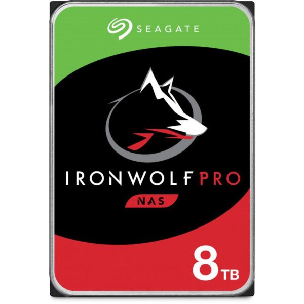 SEAGATE Ironwolf PRO Enterprise NAS HDD 8TB 7200rpm 6Gb/s SATA 256MB cache 8.9cm 3.5inch 24x7 for NAS RAID Rackmount Systeme BLK - Image 2