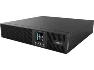 UPS Njoy "Aster 1000", Online, Tower/rack, 900 W, fara AVR, IEC x 8, display LCD, back-up 1 - 10 min. "UPCMCOP910HASCG01B" (timbru verde 11 lei)