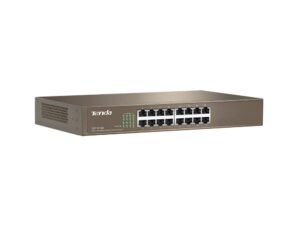 SWITCH Tenda 16 porturi 10/100 Mbps, carcasa metalica rackabil, "TEF1016D" (timbru verde 0.8 lei)