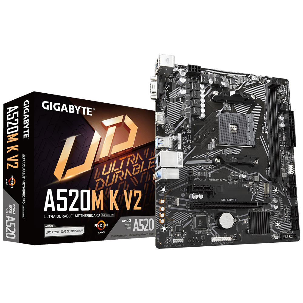 MB Gigabyte A520M K V2 AM4 DDR4 "A520M K V2"