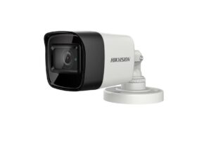 CAMERA supraveghere HIKVISION bullet, pt. exterior, dist. IR 30 m, lentila fixa 2.8 mm, 5 Mpx, cu fir, carcasa metal, "DS-2CE16H8T-ITF2.8" (timbru verde 0.8 lei)