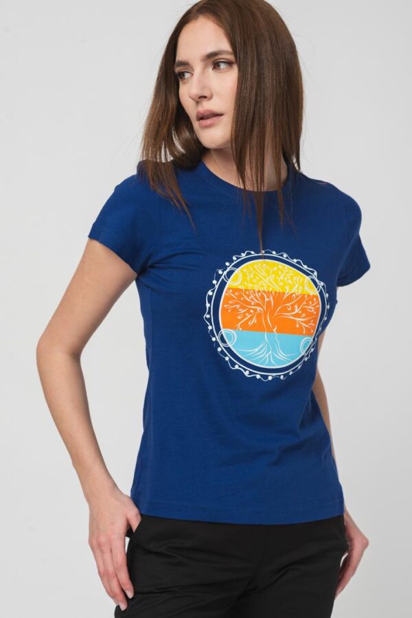 TRICOU  ROATA FAMILIE FEMEI  ROYAL BLUE- - Image 3