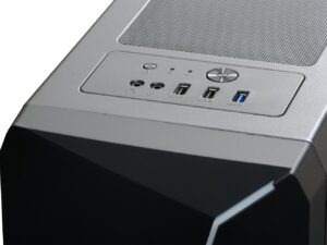 CARCASA  SPACER - gaming, Middle Tower, ATX, "FLASH", fara sursa, sticla securizata, USB 2.0 x 2, USB 3.0 x 1, PSU shroud, black "SPCS-GC-FLASH"