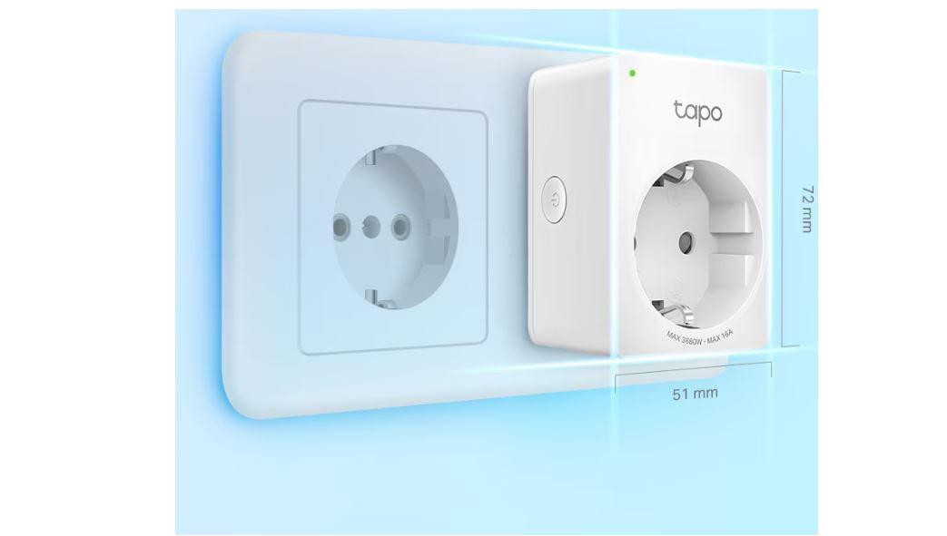 PRIZA inteligenta TP-LINK, Schuko x 1, cu monitorizarea energiei, conectare prin Schuko (T), 10 A, programare prin smartphone, Bluetooth, WiFi, alb "Tapo P110(2-pack)" (timbru verde 0.18 lei) - Image 2