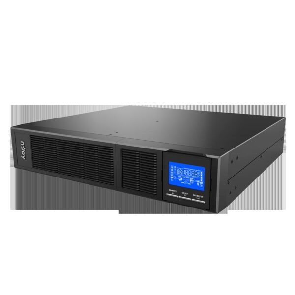 UPS NJOY, "BALDER 1500", Online cu sinusoida pura, tower, rack, 1500VA/1500W, AVR, IEC x 8, 3 x baterie 12V/9Ah, display LCD, back-up 11 - 20 min., "PWUP-OL150BA-AZ01B" (timbru verde 11 lei)