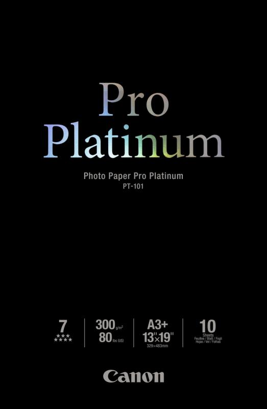 Canon Photo Paper Pro Platinum - A3 plus (329 x 423 mm) - 300 g/m2 - 10 listy fotografick� pap�r - pro PIXMA iP8720, IX6820, PRO-1, PRO-10, PRO-100, Pro9000, Pro9000 Mark II, Pro9500