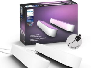 Philips Hue Play WCA Lightbar Base, Twin pack, White|42 W|2000-6500 Hue White Colour Ambiance