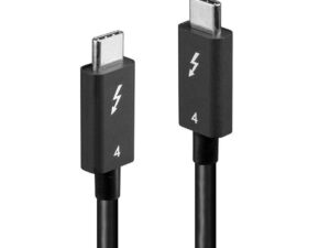 Cablu Lindy Thunderbolt 4, Length 1m, "LY-31120"  (timbru verde 0.18 lei)