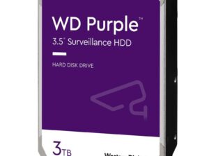 WD Purple WD33PURZ - H�rddisk - 3 TB - �vervakning - inbyggd - 3.5" - SATA 6Gb/s - 5400 rpm - buffert: 256 MB