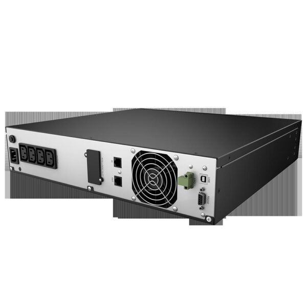 UPS NJOY, " ARGUS 1200", Line Int. cu management, rack, 1200VA/720W, AVR, IEC x 4, 2 x baterie 12V/7Ah, display LCD, back-up 1 - 10 min., "UPLI-LI120AG-CG01B" (timbru verde 11 lei) - Image 3