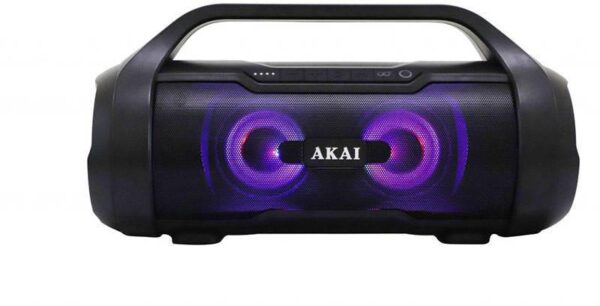 BOXE portabile AKAI, compact 2.0, RMS 15W, Bluetooth, conector Bluetooth, Jack 3.5mm, USB, negru, "ABTS-50" (timbru verde 4.00 lei)
