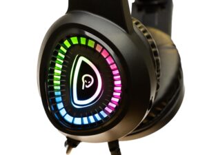 CASTI gaming Spacer RGB, cu fir, standard, utilizare gaming, microfon pe brat, conectare prin USB & Jack 3.5 mm x 2, iluminare RGB, negru, "SPGH-PHANTOM", (timbru verde 0.8 lei)