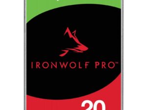 HDD NAS SEAGATE IronWolf Pro 20TB CMR 3.5", 256MB, SATA 6Gbps, 7200RPM, RV Sensors, Rescue Data Recovery Services 3 ani, TBW: 550TB "ST20000NT001"