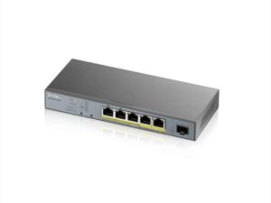 Zyxel GS1350-6HP-EU0101F network switch Managed L2 Gigabit Ethernet (10/100/1000) Power over Ethernet (PoE) Grey