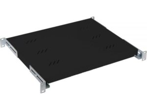 RAFT FIX perforat TRITON 1U, pt rack 19 inch, adancime 250 mm, sarcina maxima 40 Kg, gri, "RAB-UP-250-A1"