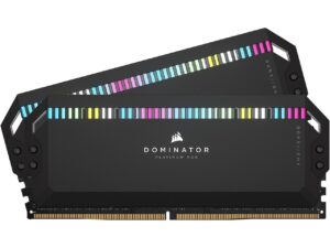 6000MHz 32GB (2x16GB) DDR5 DIMM Unbuffered CL30 Std PMIC XMP 3.0 DOMINATOR PLATINUM RGB Black Heatspreader, RGB LED, 1.4V