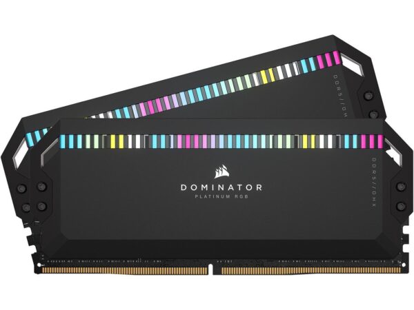 6000MHz 32GB (2x16GB) DDR5 DIMM Unbuffered CL30 Std PMIC XMP 3.0 DOMINATOR PLATINUM RGB Black Heatspreader, RGB LED, 1.4V
