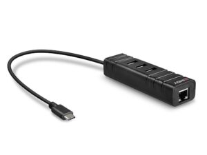 Lindy Hub USB 3.1 Type-C, USB-A + RJ45