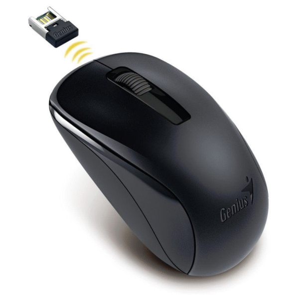 MOUSE Genius, "NX-7005", PC sau NB, wireless, 2.4GHz, optic, 1200 dpi, butoane/scroll 3/1, , negru, "31030017400" (timbru verde 0.18 lei)