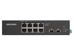 SWITCH Hikvision, Gigabit x 8, SFP x 2, carcasa metalica, "DS-3T0510HP-E/HS" (timbru verde 2 lei)