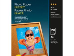 Epson - Blank - A4 (210 x 297 mm) - 200 g/m� - 20 ark fotopapper - f�r EcoTank ET-2850, 2851, 2856, 4850, EcoTank Photo ET-8500, WorkForce Pro WF-C5790