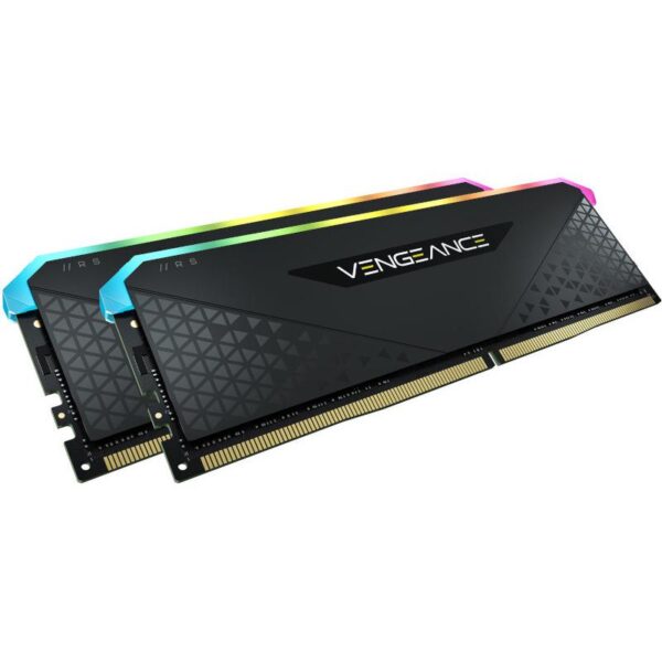 Memorie DDR Corsair DDR4 16 GB, frecventa 3200 MHz, 8 GB x 2 module, radiator, iluminare RGB, "CMG16GX4M2E3200C16"