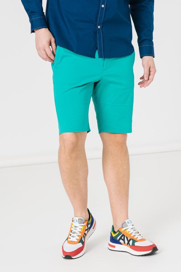 PANTALONI SCURT CASUAL BARBATI GREEN XL - Image 6