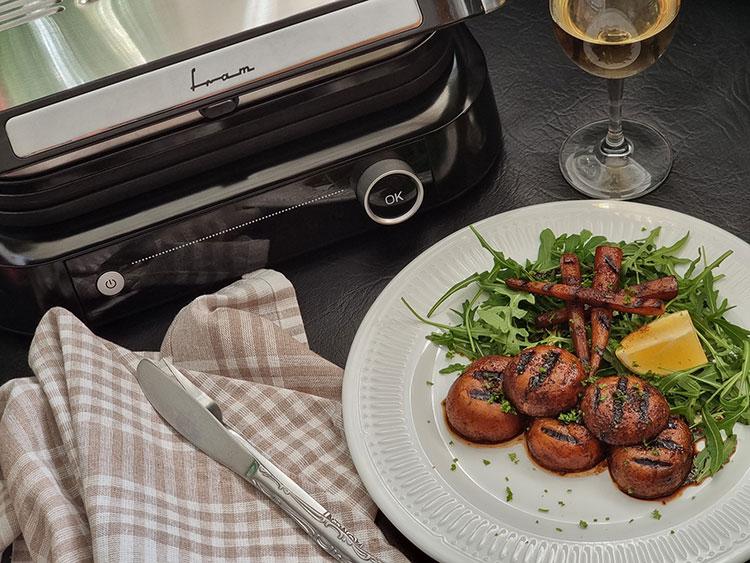GRILL ELECTRIC FRAM FEG-2100SSBK - Image 4