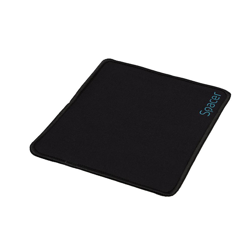 MousePAD SPACER, cauciuc si material textil, cusut pe margine, 220 x 180 x 2 mm, negru "SP-PAD-S" 45506698 - Image 3