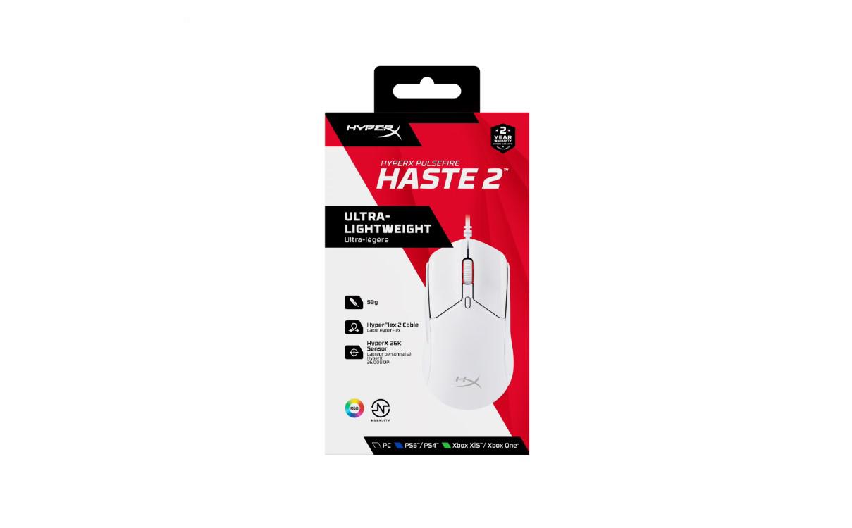 HP HyperX Pulsefire Haste 2 Wired Black Gaming Mouse - Image 3