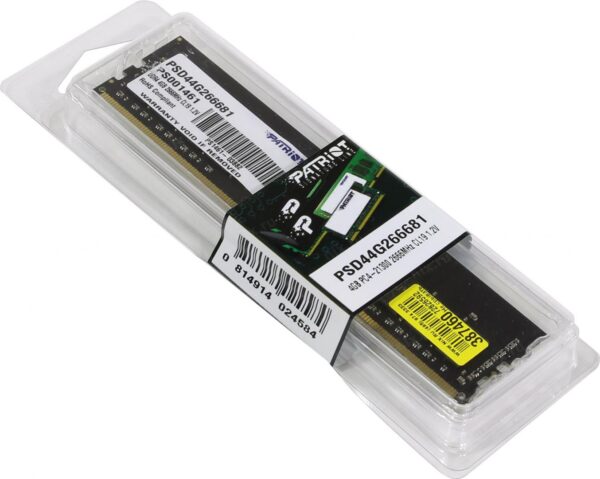PATRIOT Signature 4GB DDR4 2666MHz / DIMM / CL19 /