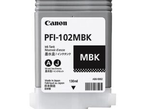 Cartus Cerneala Original Canon Black, PFI-120MBK, pentru IPF TM-200|TM-205|TM-300|TM-305, 130ml, (timbru verde 0.15 lei),NOPP, "2884C001AA"