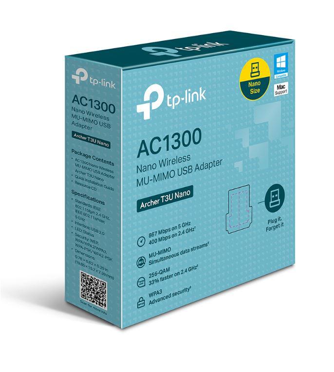 TP-Link AC1300 Nano Wireless MU-MIMO USB Adapter - Image 2