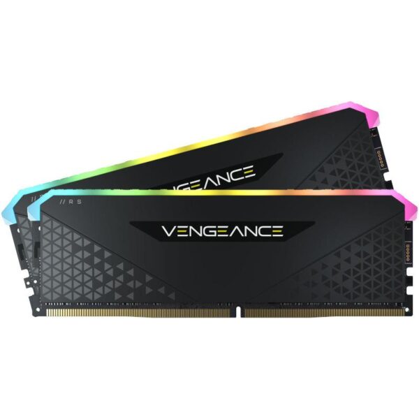 Memorie DDR Corsair DDR4 64 GB, frecventa 3200 MHz, 32 GB x 2 module, radiator, iluminare RGB, "CMG64GX4M2E3200C16"