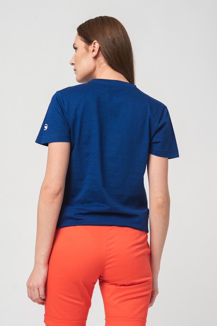 TRICOU LOGO MULTICOLOR FEMEI ROYAL BLU - Image 5