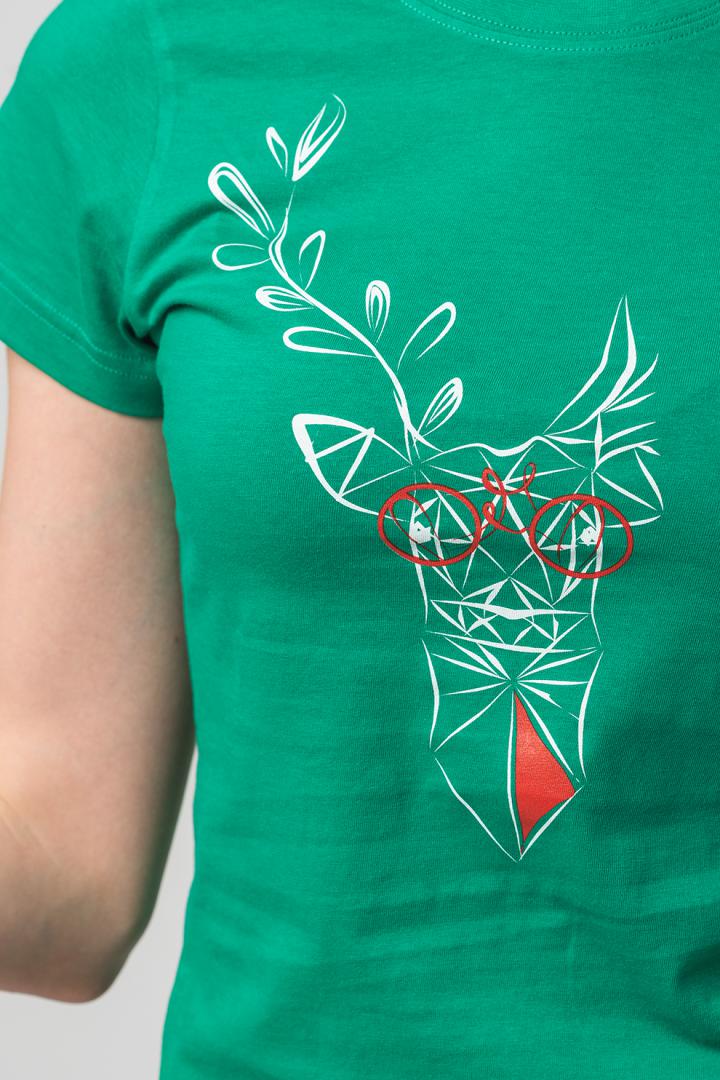 TRICOU CERB FAMILIE FEMEI K GREEN-S - Image 6