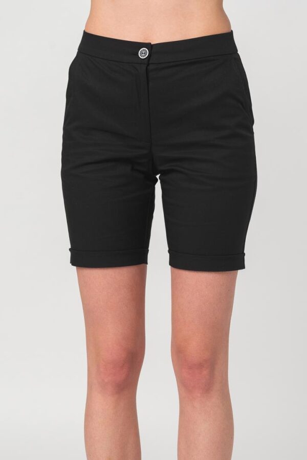 PANTALONI SCURT CASUAL FEMEI BLACK XL - Image 5