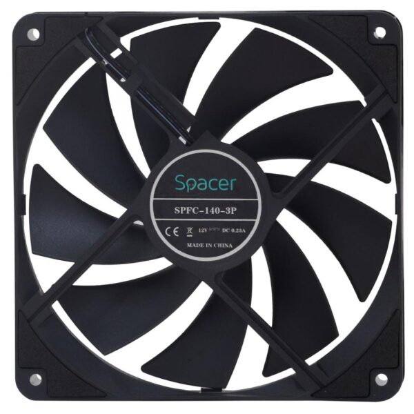 Ventilator Spacer 140mm, 1400RPM, negru - Image 2