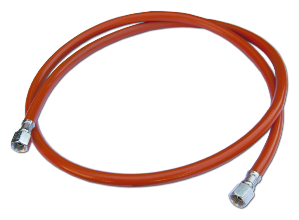 Propane-butane gas hose with fittings 2x1/4" female, 200cm - Image 2