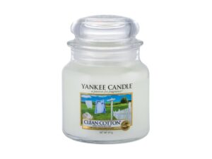 Yankee Candle Classic Medium Jar Candles Scented Candle Clean Cotton 411 g