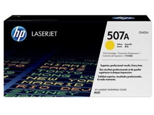 HP 507A cartridge, yellow