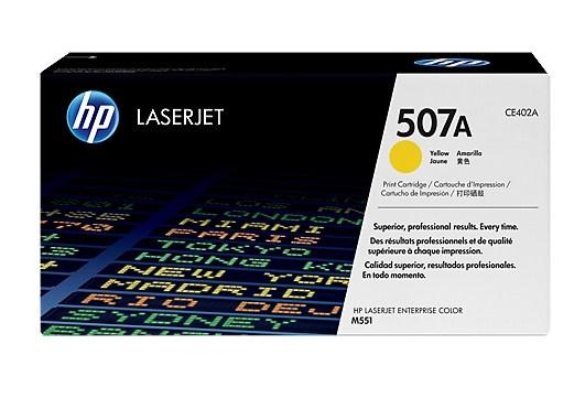 HP tisková kazeta žlutá CE402A originál