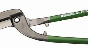 Tinmen´s/Pelikan snips, cut left, 300 mm, HRC 56 (red PVC handles)