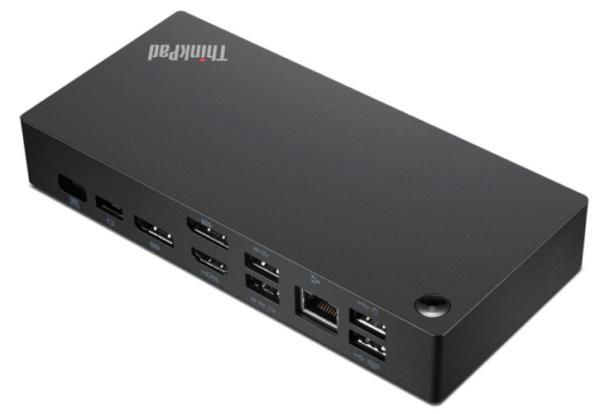 Lenovo ThinkPad Universal USB-C Dock - Dockningsstation - USB-C - HDMI, 2 x DP - 1GbE - 90 Watt - Campus